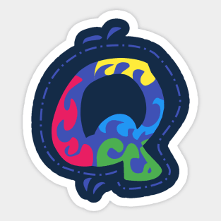 Letter Q Sticker